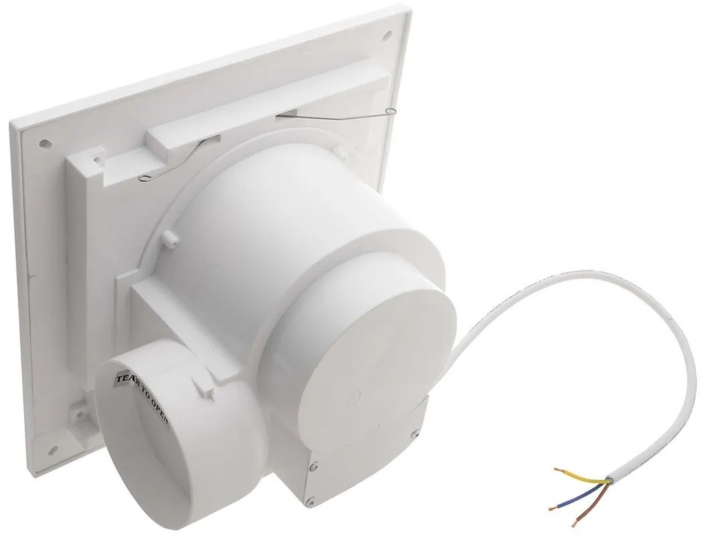 Sapho, TECTO fürdőszobai mennyezeti ventilátor axiális, 20 W, cső 100 mm, fehér, TC201