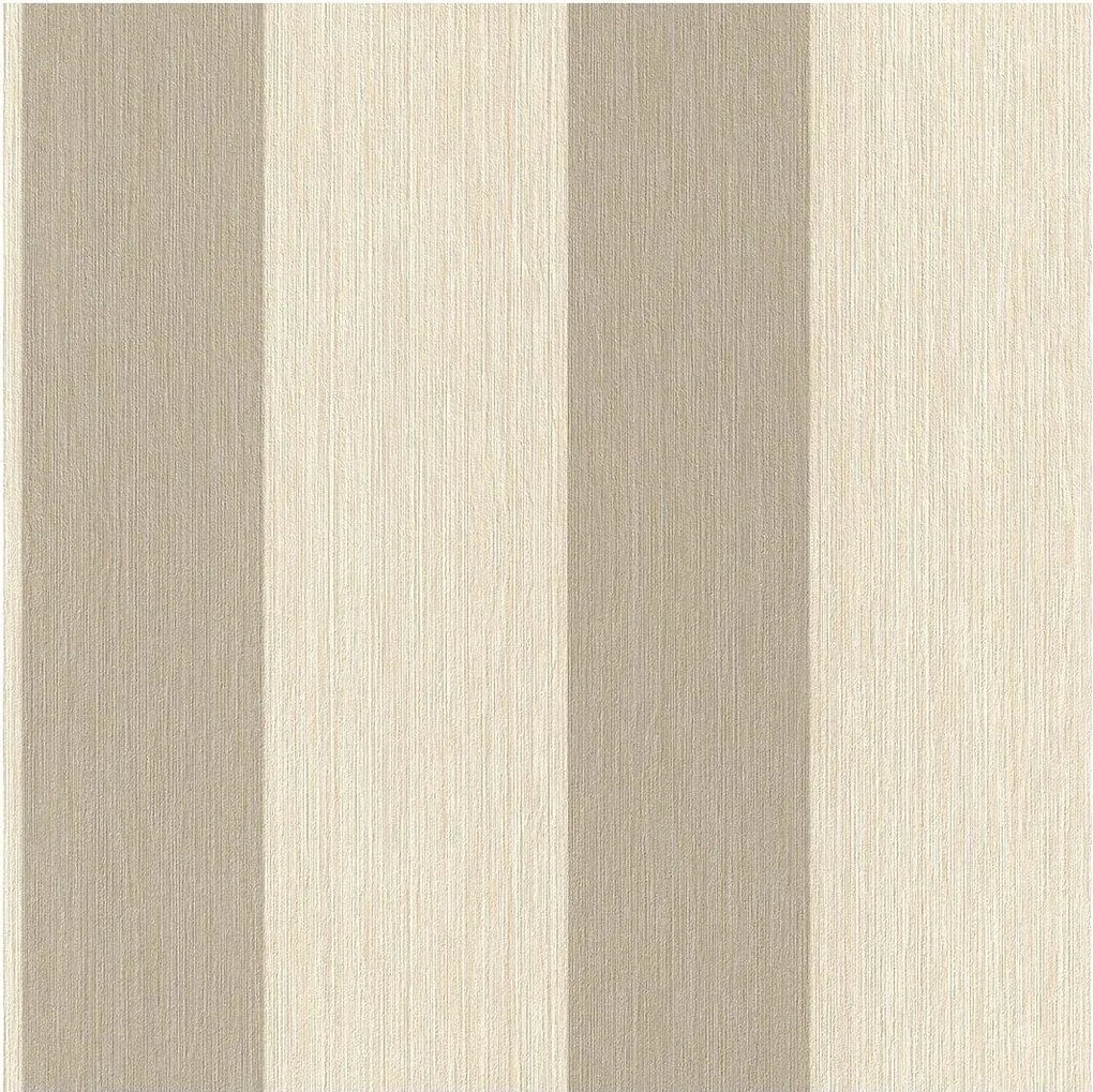 Mosható fali tapéta bordázott csíkokkal bézs