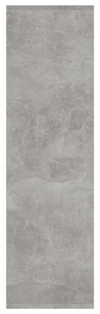 betonszürke szerelt fa könyvszekrény/térelválasztó 40x30x103 cm