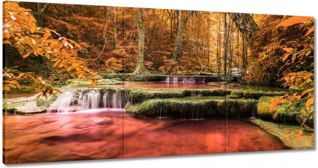 Festmények 120x60 Vízesés Kanchanaburiban