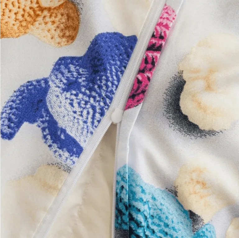 Gyermek mikroszálas ágynemű WOOLIMALS színes Ágyneműhuzat mérete: 70 x 80 cm | 140 x 200 cm