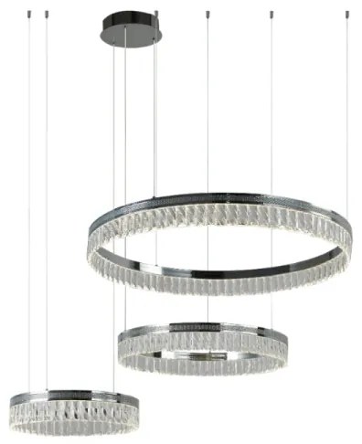 LED dimmelhető kábeles kristálycsillár THALIA LED/120W/230V 3000-6000K + távirányító