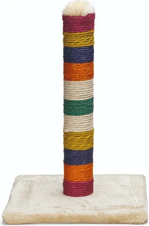 Beeztees Anja szivárványos kaparó, 30 x 30 x 45 cm