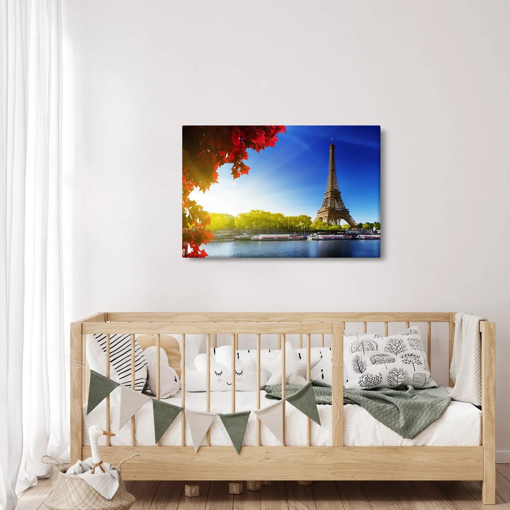 Kép - ősz Párizsban (90x60 cm)