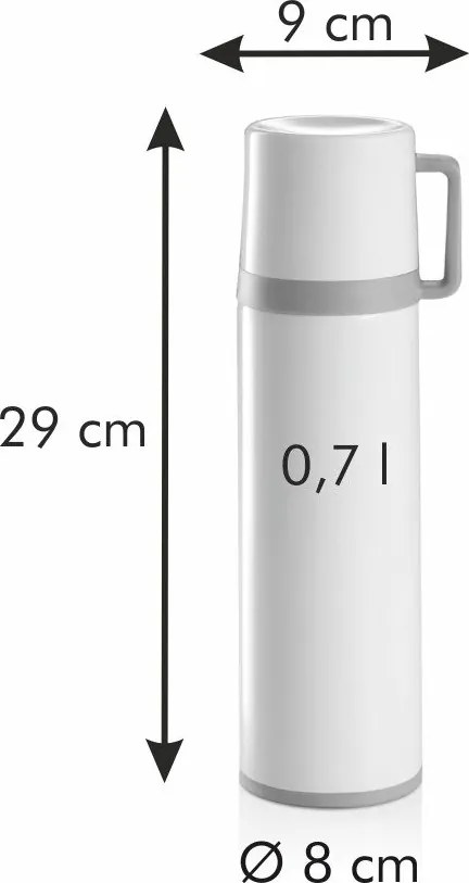 Tescoma CONSTANT CREAM termosz bögrével 0,7 l, 0,7 l