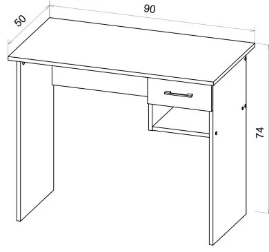 RICO artisan tölgy íróasztal
