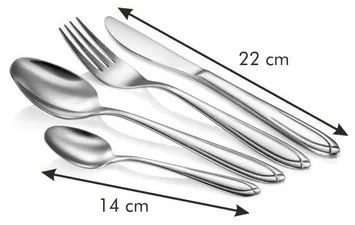 Tescoma SCARLETT evőeszköz készlet, 24 db-os,
