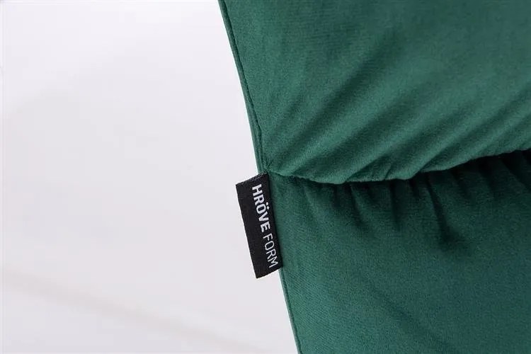 HR650N Sötétzöld modern velúr szék