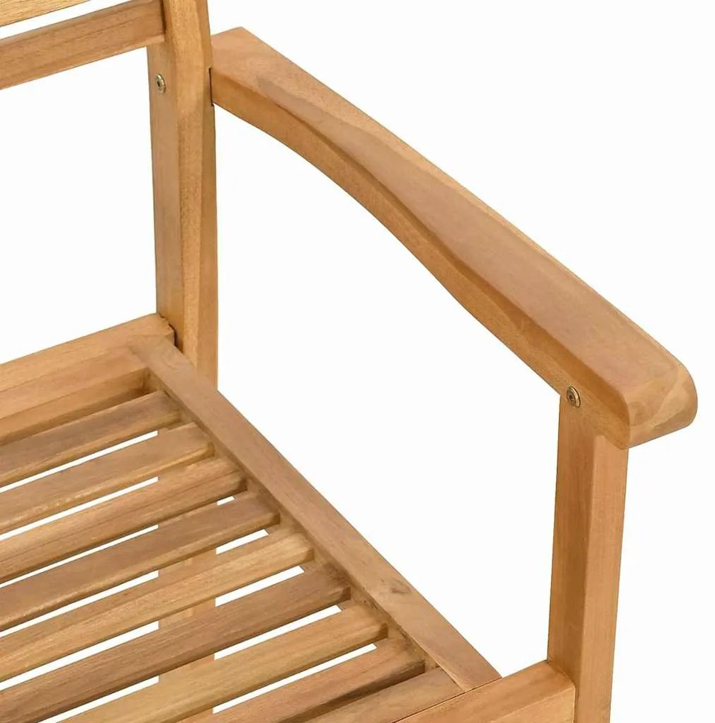 Kerti összecsukható székek 4 pcs Barna 55.5 x 55.5 x 90 cm