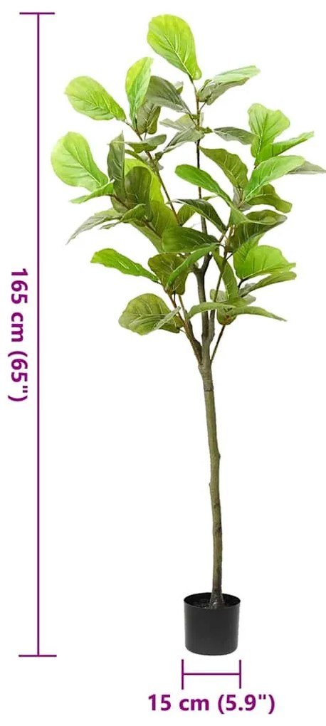 zöld mű fikusz fa 48 levéllel 165 cm