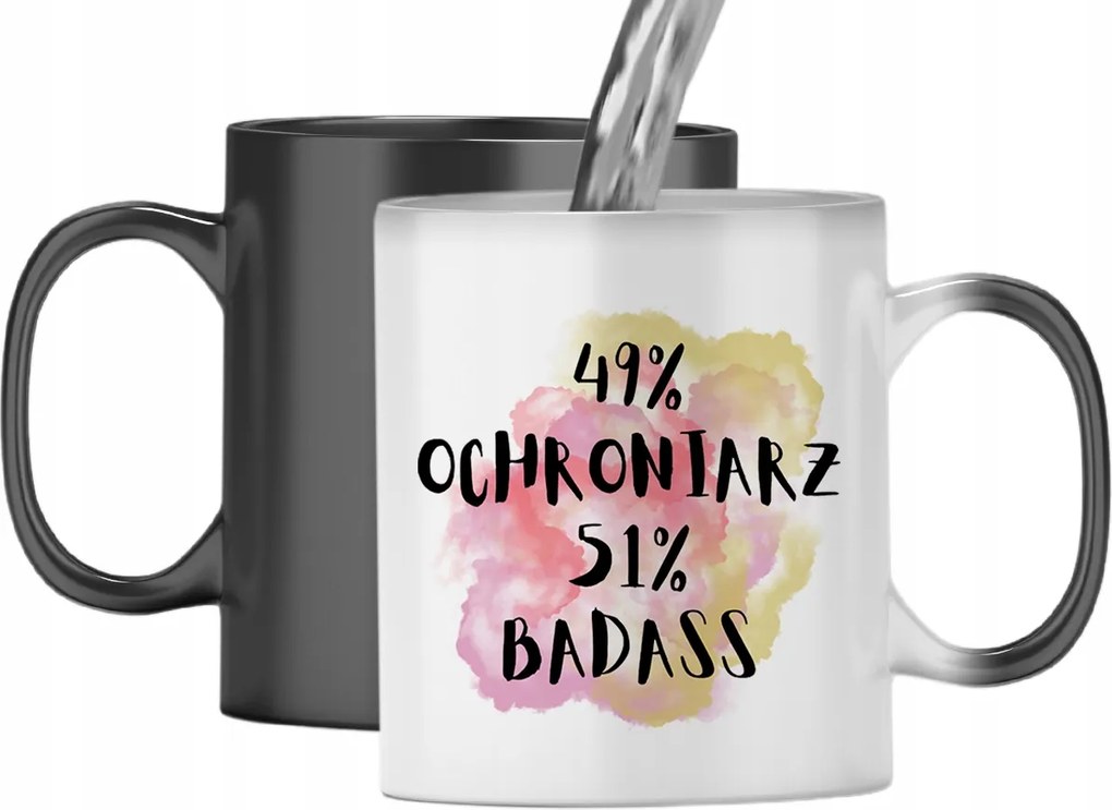 Mágikus Bögre Biztonsági Őrnek Színváltó Nyomtatott Fényképpel