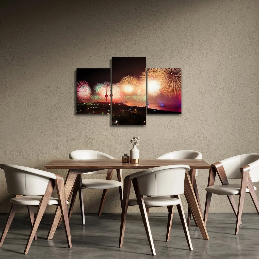Tűzijáték képe (90x60 cm)