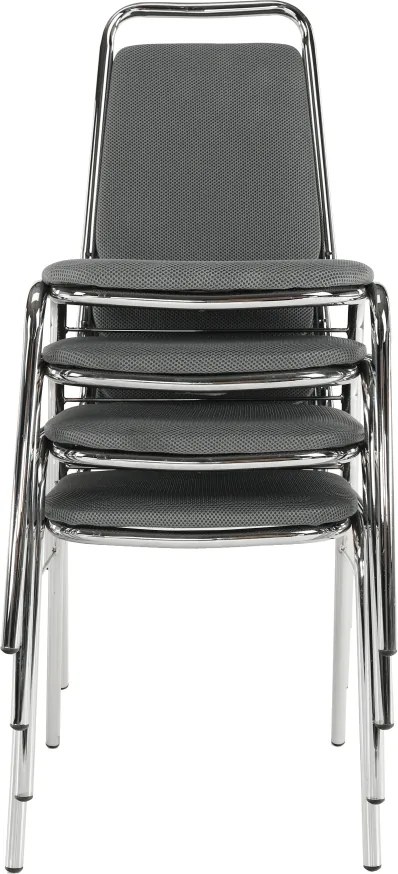 Szék tárgyalóterembe, szürke háló, ZEKI