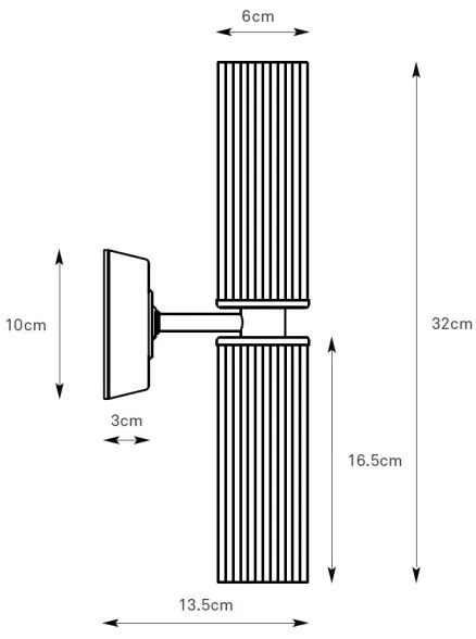 Markslöjd 109027 - Fürdőszobai fali lámpa RIMINI 2xG9/20W/230V IP44 fényes króm