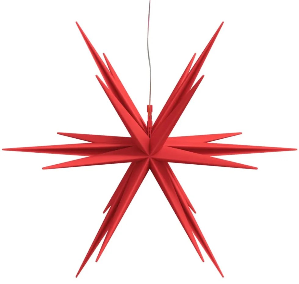 összecsukható piros karácsonyi lámpa LED-del 43 cm