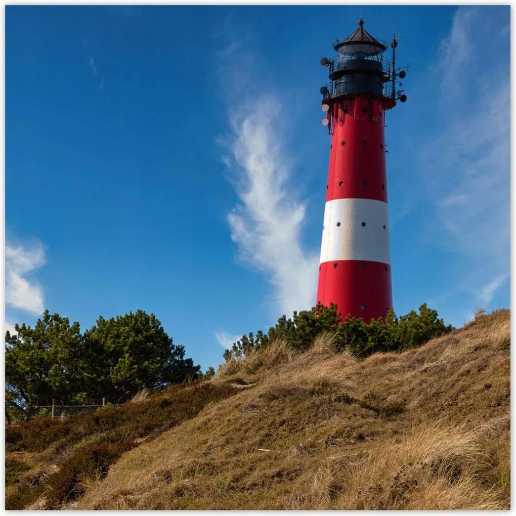 Poszterek 30x30 Világítótorony Tájkép