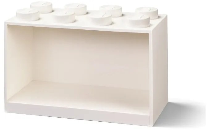 Brick 8 gyerek fehér fali polc - LEGO®