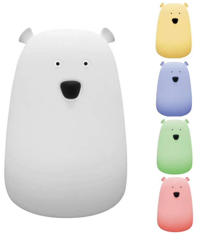 Rabalux 5409 - LED RGB Gyerek lámpa BALOO LED/0,4W/5V medve