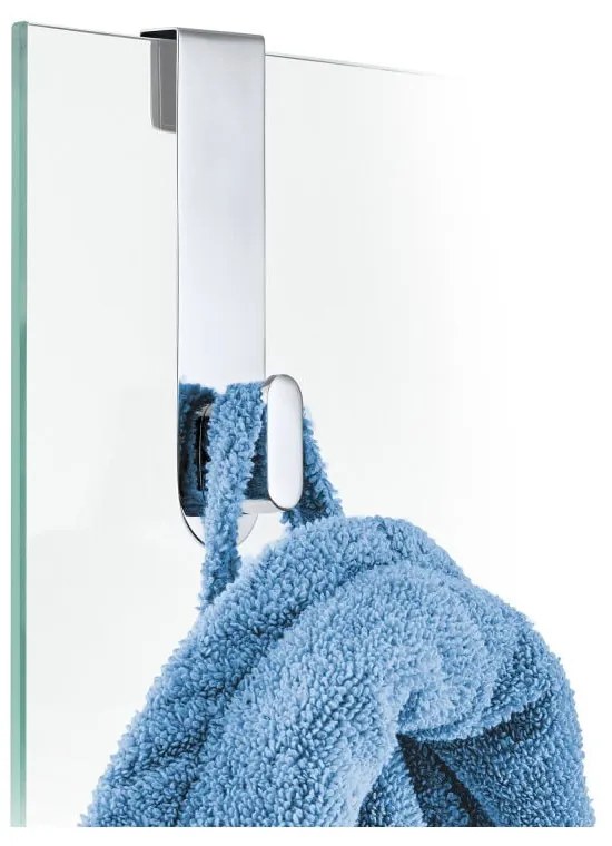 Fényes ezüstszínű rozsdamentes acél akasztó Nexio – Blomus