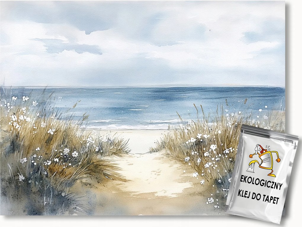 Fotótapéta Flizelina Tengerparti Táj Tengerpart Dűnék Nyár 104x70,5 ragasztó