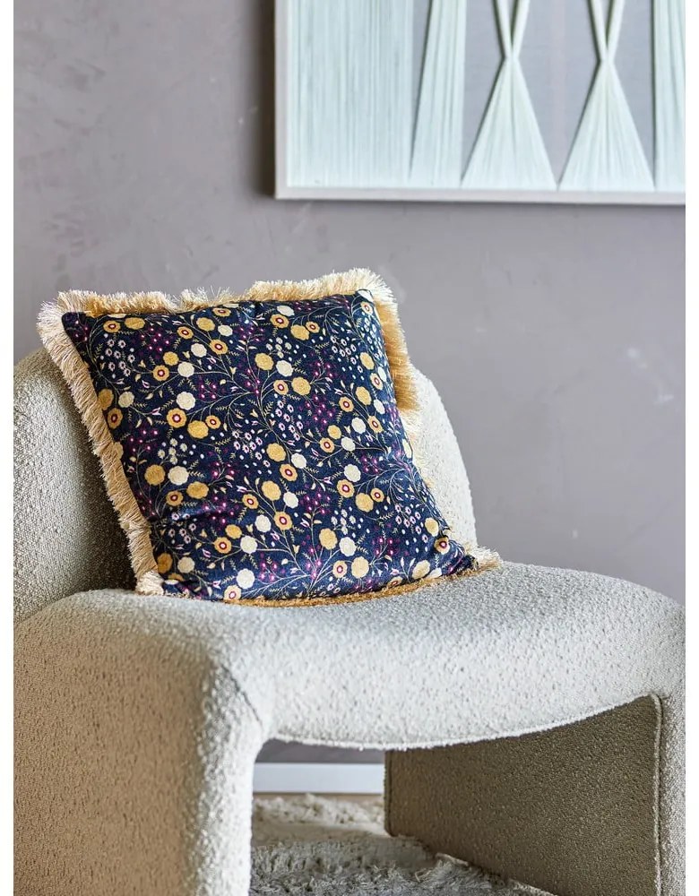 Pamutkeverék díszpárna 45x45 cm Eydis – Bloomingville