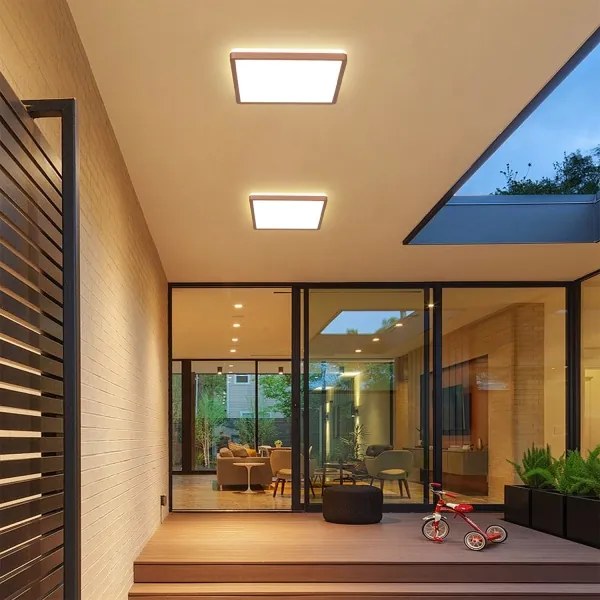 Brilagi - Ultra vékony fürdőszobai LED mennyezeti lámpa/24W/230V 42x42 cm rózsaarany IP54