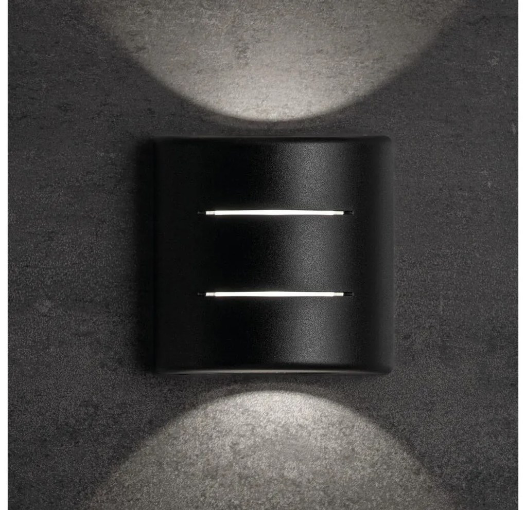 Kanlux 39185 - LED kültéri fali lámpatest REFAZI LED/6W/230V IP54 fekete