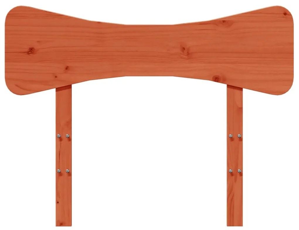 viaszbarna tömör fenyőfa fejtámla 90 cm