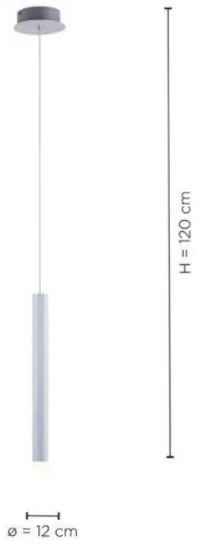 Leuchten Direkt 15202-95 - LED Csillár zsinóron BRUNO LED/4,8W/230V