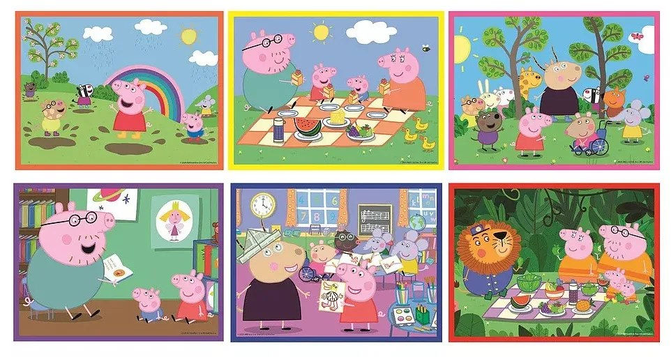 Peppa malac Nature Class mesekocka 12 db-os Clementoni