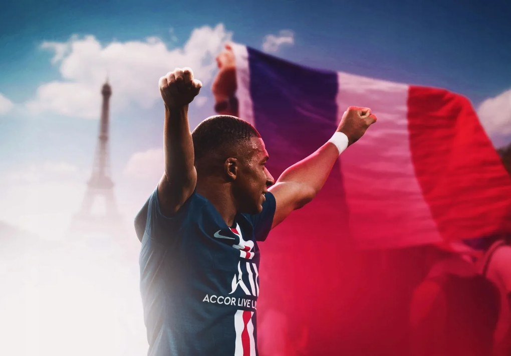 Poszter, Kylian Mbappe Lottin, Psg, Franciaország
