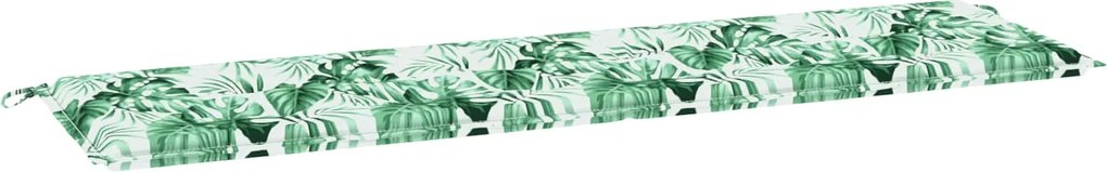 vidaXL Pad párna Levél Levélminta 150 x 50 x 3 cm Oxford Szövet