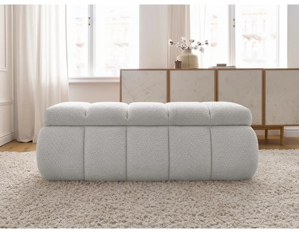 Világosszürke buklé pad – Bobochic Paris