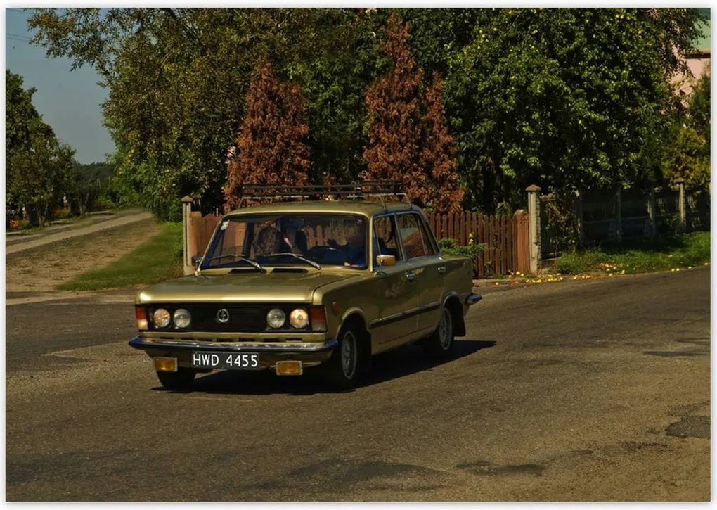 Poszterek 100x70 Nagy Fiat 125P Lengyel