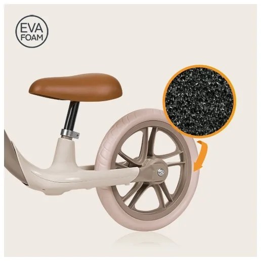 Lionelo - ALEX PLUS futóbicikli, bézs színű