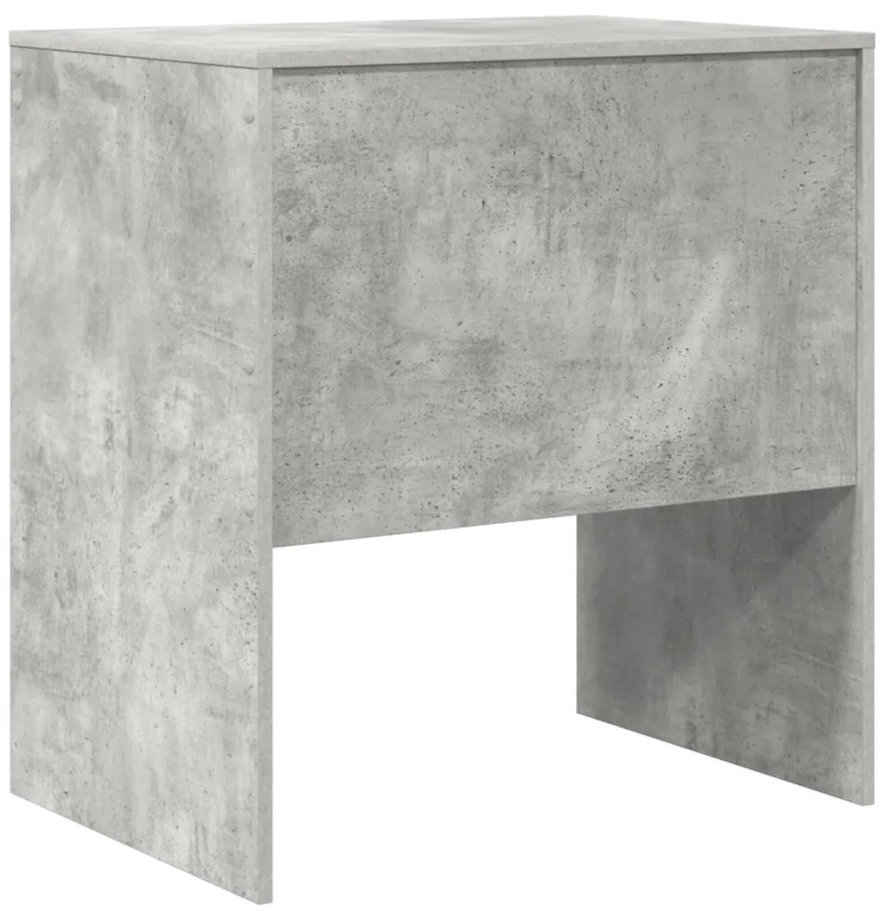 Íróasztal Beton szürke MDF beton hatású 70 x 50 x 76 cm Egyszerű