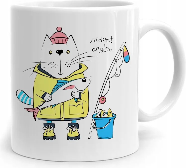 Ardent Angler Horgász Ajándék Bögre fényképes nyomtatással