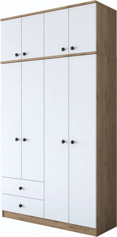 Gardróbszekrény, 120 cm – BA121