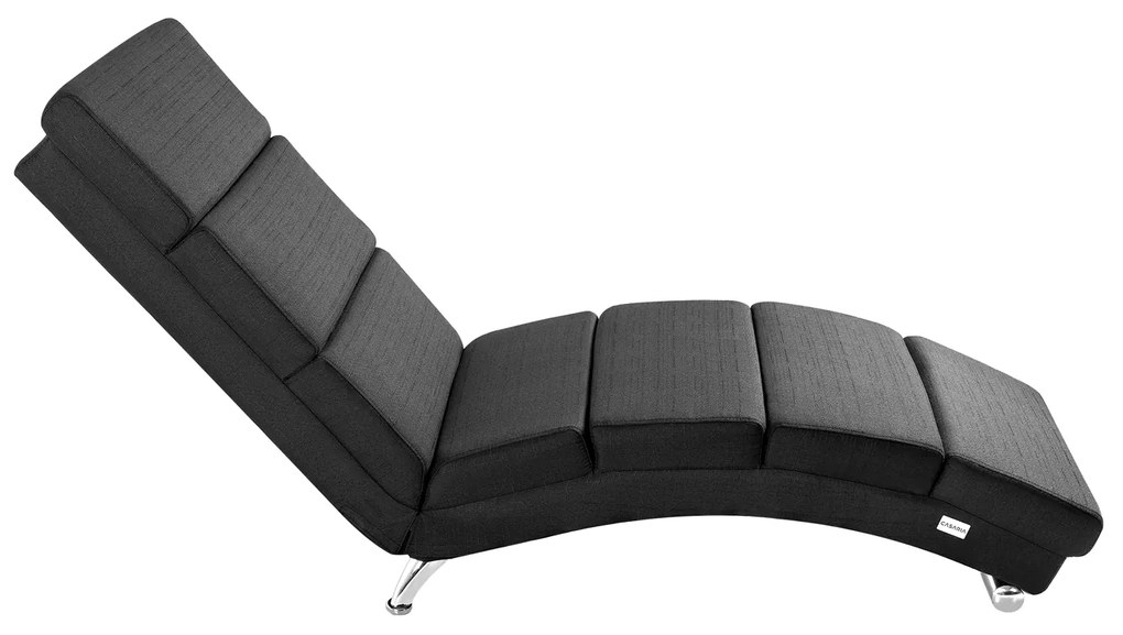 Casaria® London nyugágy - antracit krómozott lábakkal