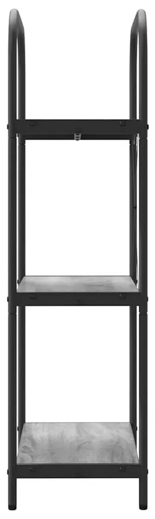 Könyvespolc Szürke sonoma 60 x 30 x 109 cm Faanyag