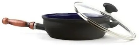 Sfinx Smalted pan with lid and wooden handle BSE,26 cm, 2.8 l