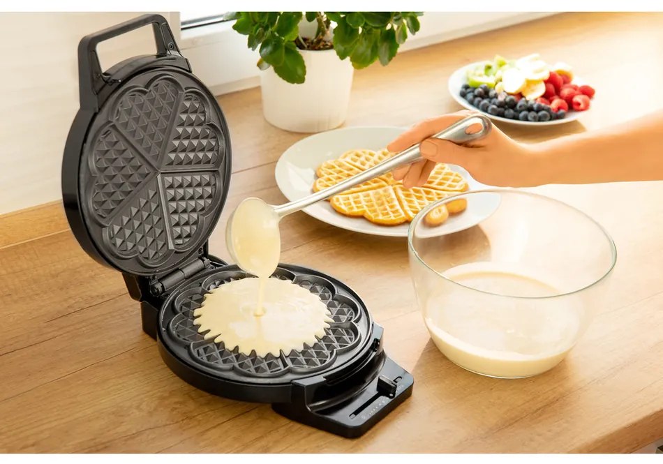 Sencor SWF 1010BK gofrisütő, fekete színben
