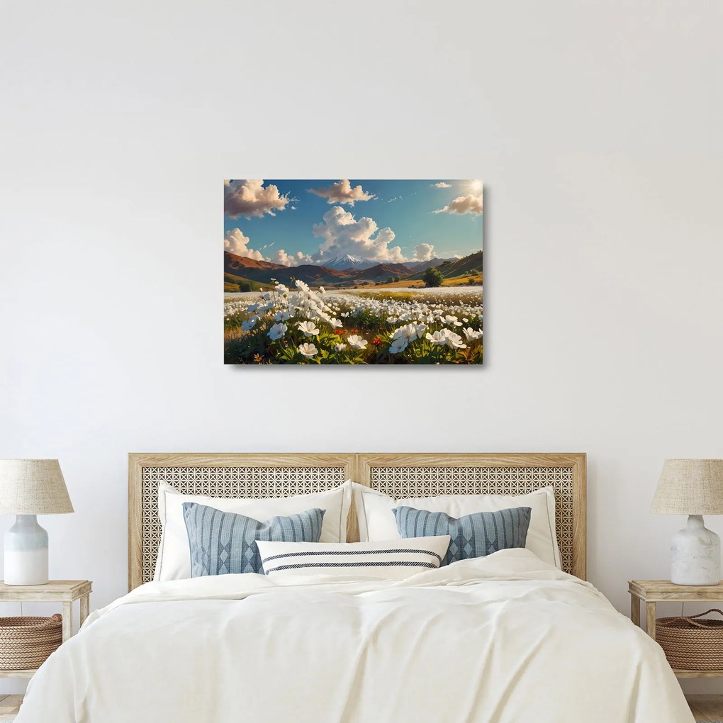 Üveg kép - Csendes táj (70x50 cm)