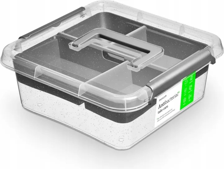Antibakteriális ételtároló doboz 6l rendszerező