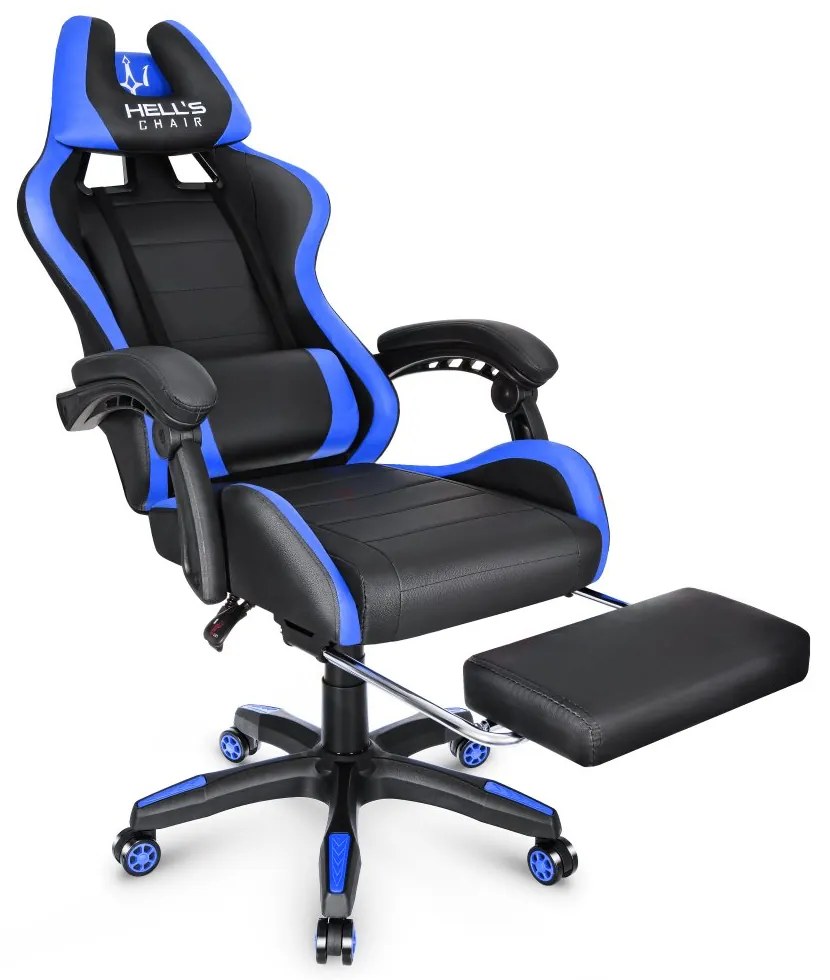 Gamer szék HC-1039 - fekete-kék