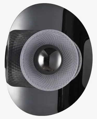 Zuma Line MB2293-1S-3BCT - DIOP LED fali lámpatest LED/8W/230V fekete/füstszínű sz.