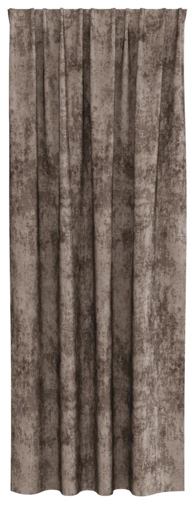 bársonyos függöny 2 db szemgombokkal, Kávébarnás 225x140 cm