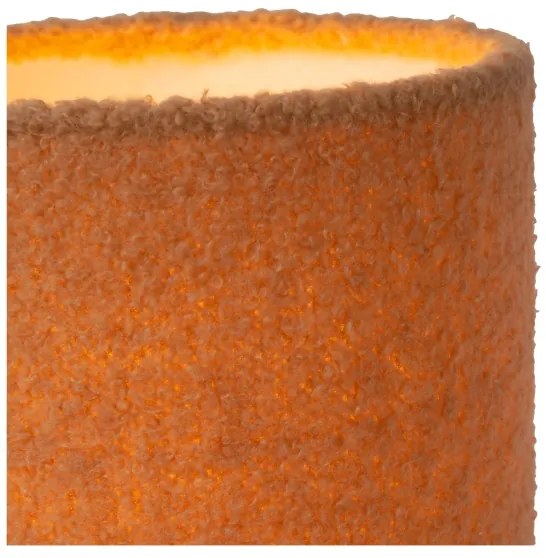 Lucide 10516/01/44 - Asztali lámpa WOOLLY 1xE14/40W/230V narancs