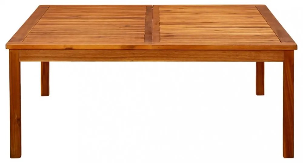 tömör akácfa kerti dohányzóasztal 110 x 110 x 45 cm