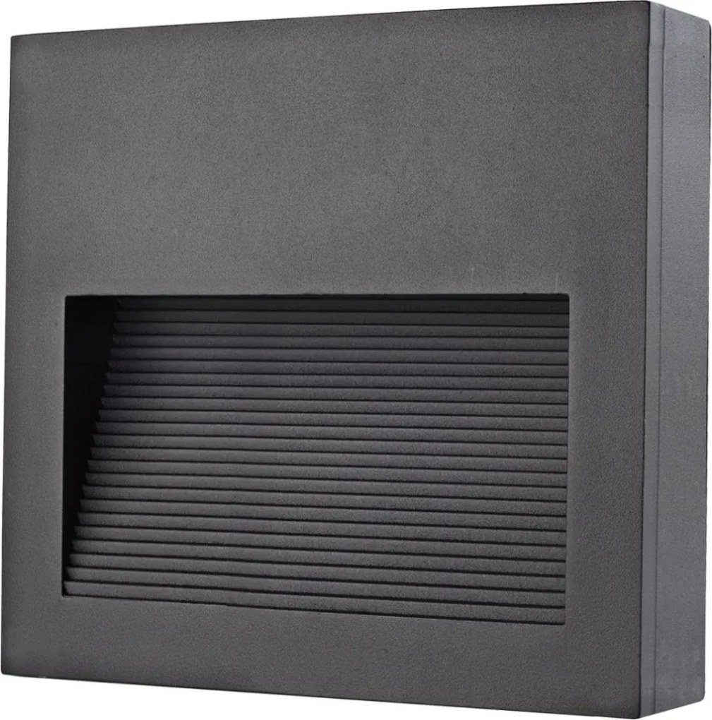 NOVOLUX 580A-L0204B-04 SLIM Kültéri Falba Építhető Lámpa Antracit LED IP65